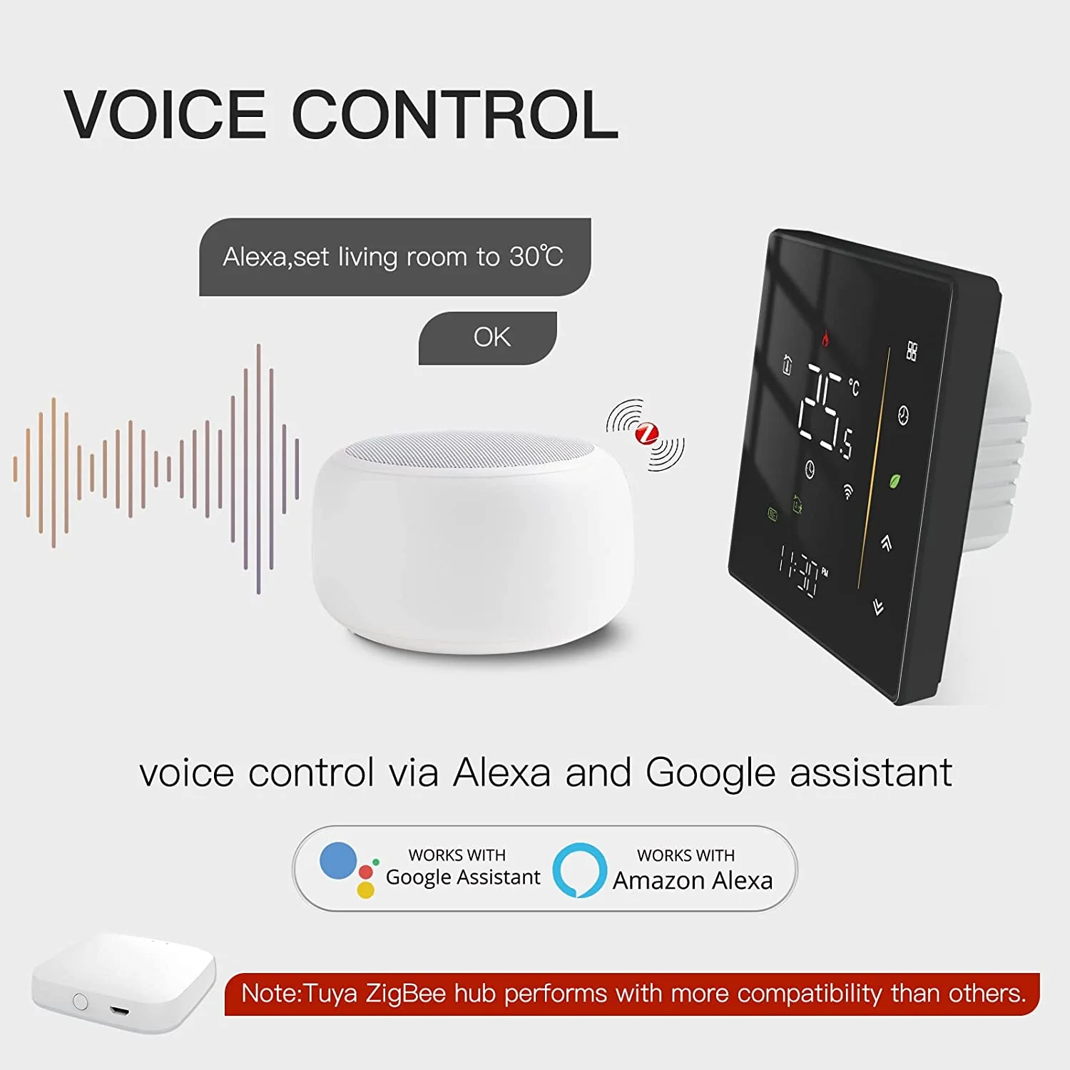 Tuya Zigbee Smart Thermostat Gas/Water Heater, Room Thermostat Digital Programmable - Image 7