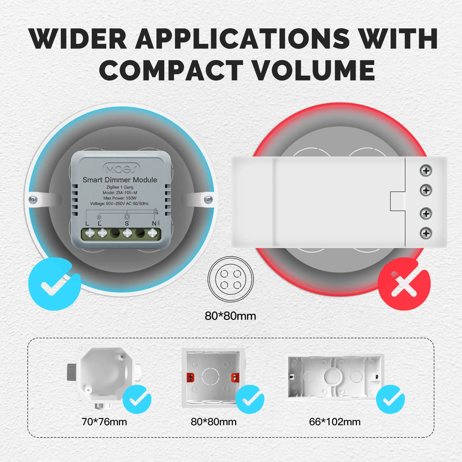Zigbee Smart Dimmer Switch Module Timer Diy Breaker 1/2 Gang - Image 4