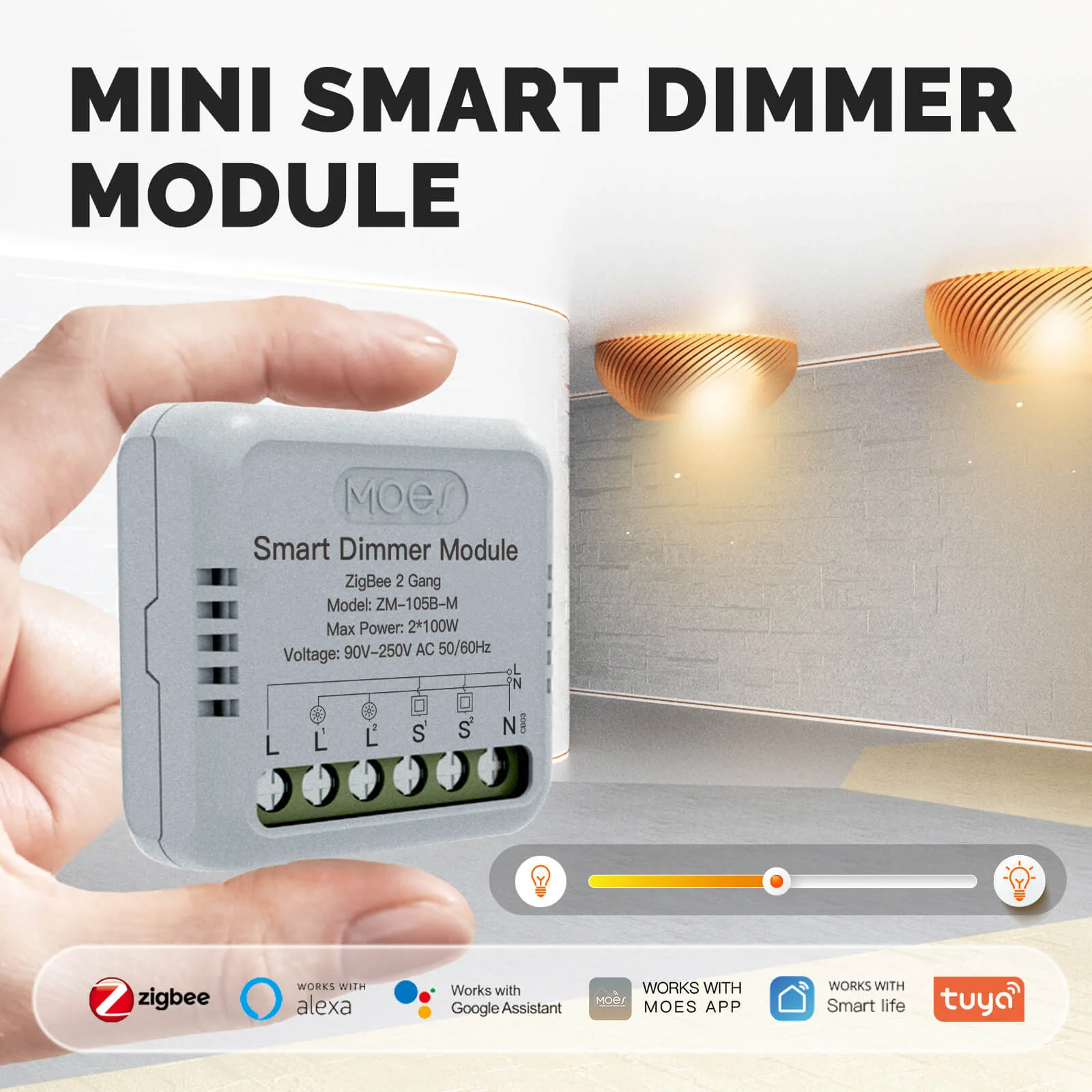 Zigbee Smart Dimmer Switch Module Timer Diy Breaker 1/2 Gang - Image 8