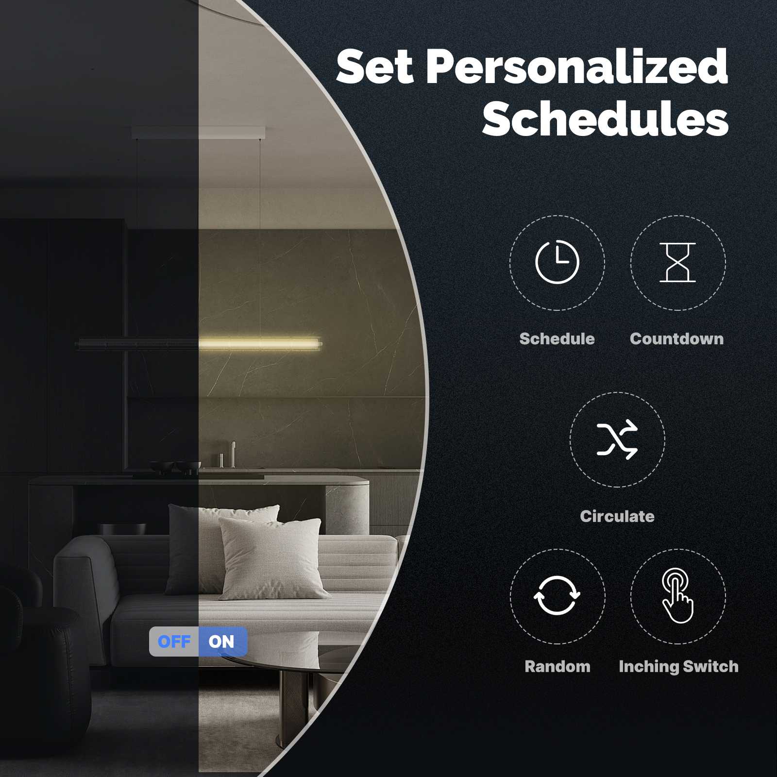 ZigBee Smart Light Switch Touch Glass Panel Neutral Wire Required US Standard - Image 3