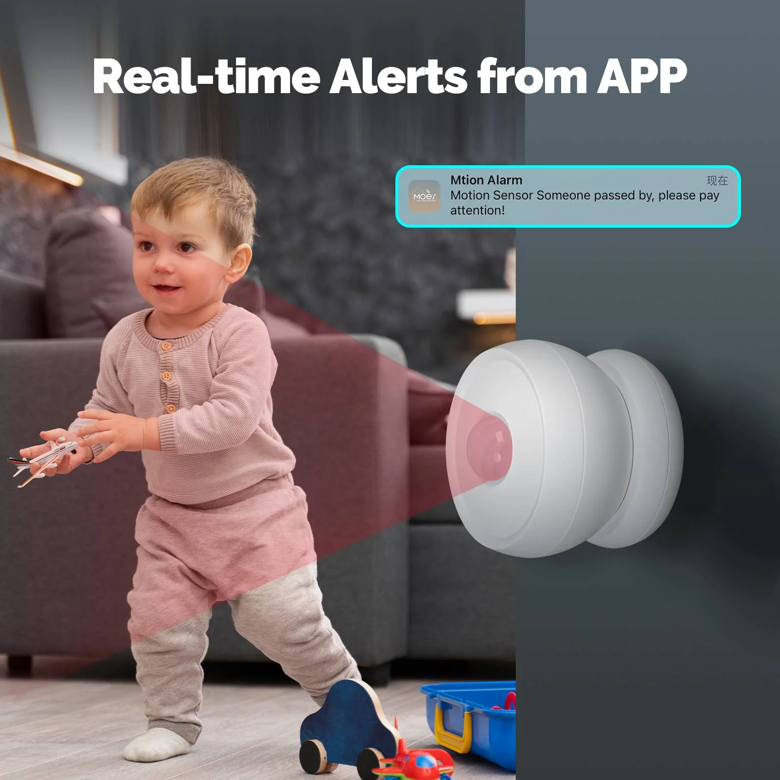 Zigbee Smart PIR Sensor Human Body Infrared Motion Detector With Magnetic Base - Image 4