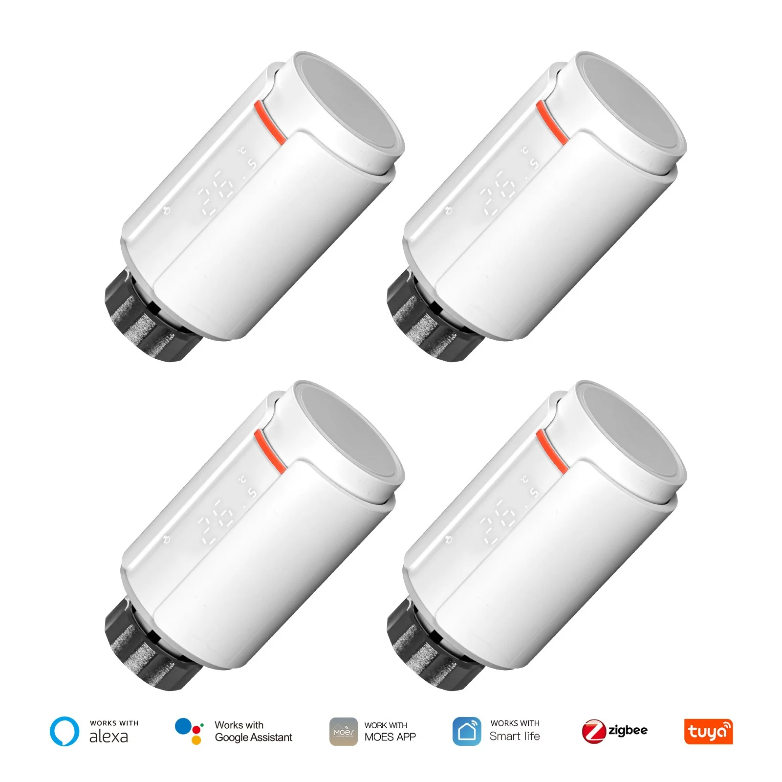 ZigBee Smart Thermostatic Radiator Valve TRV Programmable App Remote Temperature Controller - Image 10