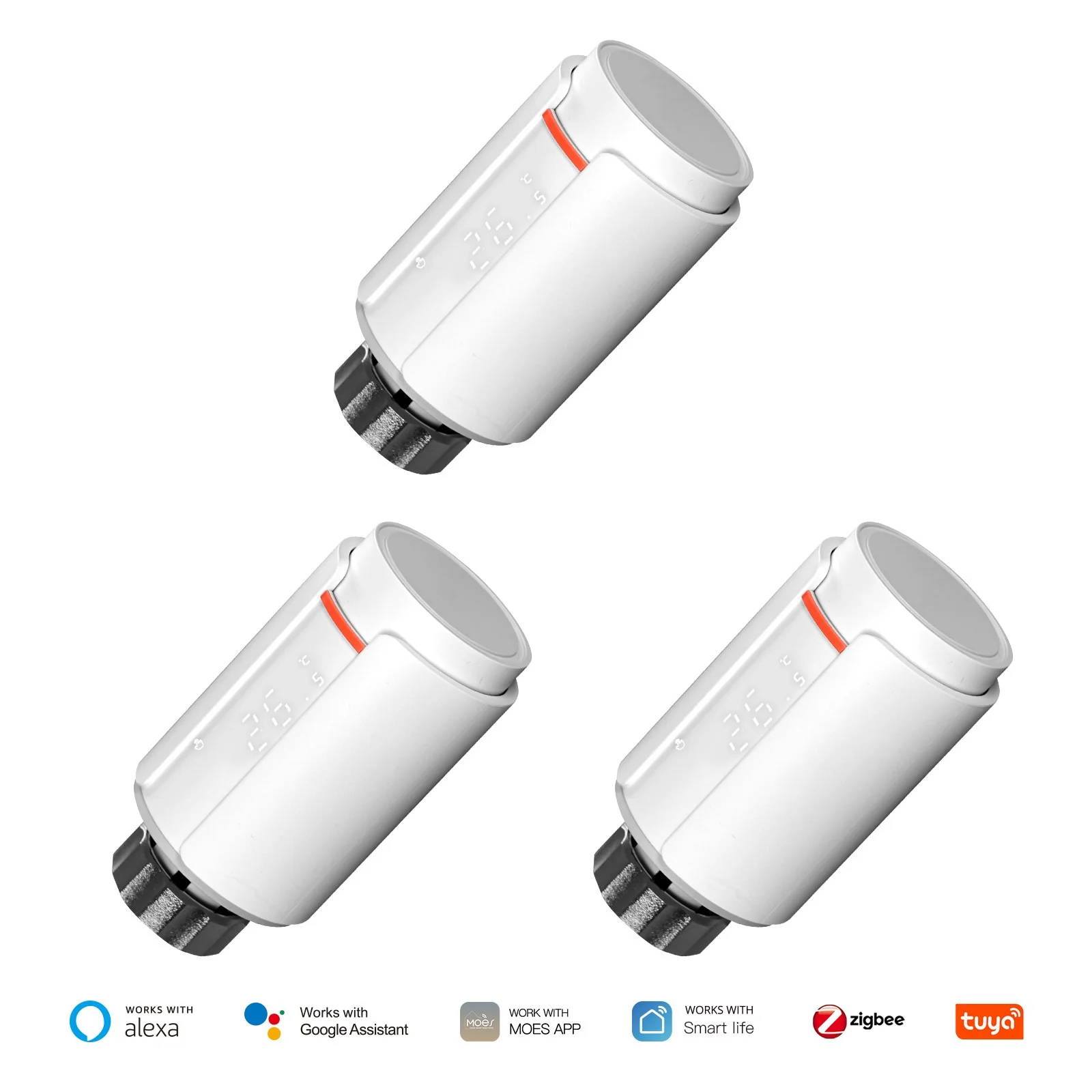 ZigBee Smart Thermostatic Radiator Valve TRV Programmable App Remote Temperature Controller - Image 9
