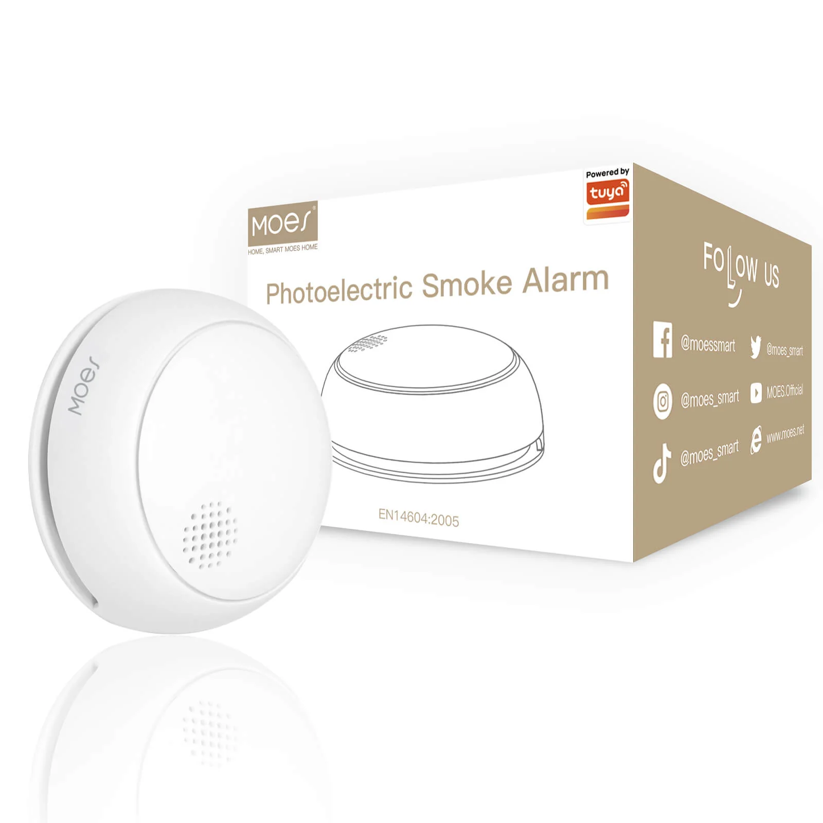 ZigBee Wireless Smart Smoke Detector Fire 85dB Sound Alarm Siren Sensor - Image 8