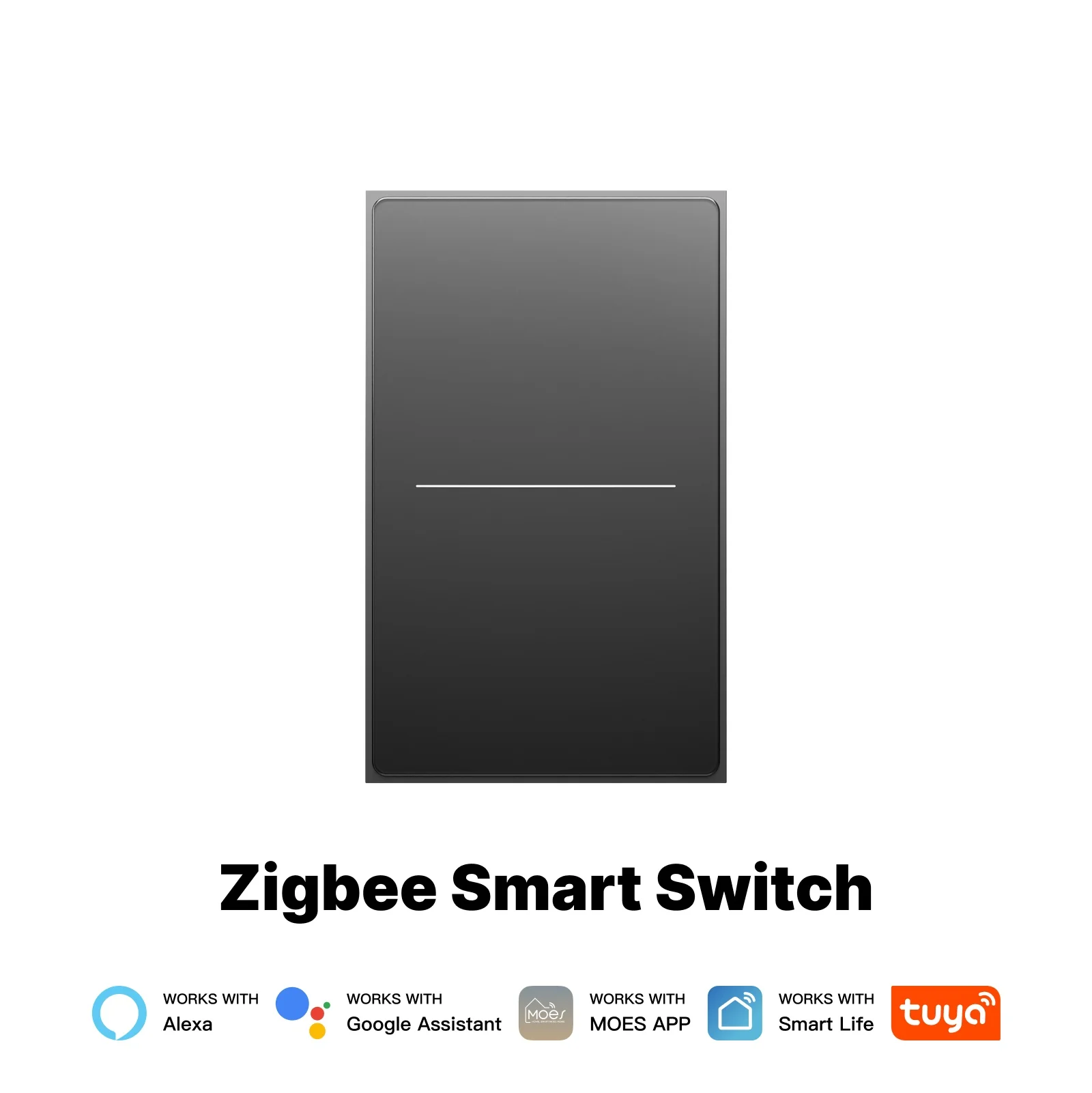 ZigBee Star Feather Series Smart Switch Push Button With Neutral Wire Light Scene 2in1 Switch US Version - Image 13
