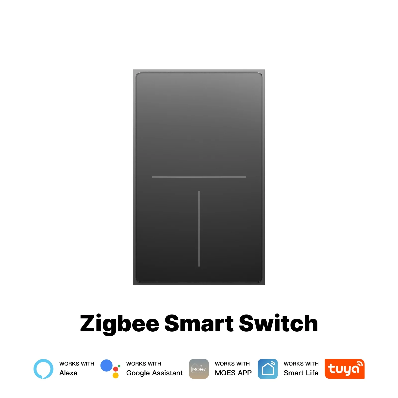 ZigBee Star Feather Series Smart Switch Push Button With Neutral Wire Light Scene 2in1 Switch US Version - Image 14