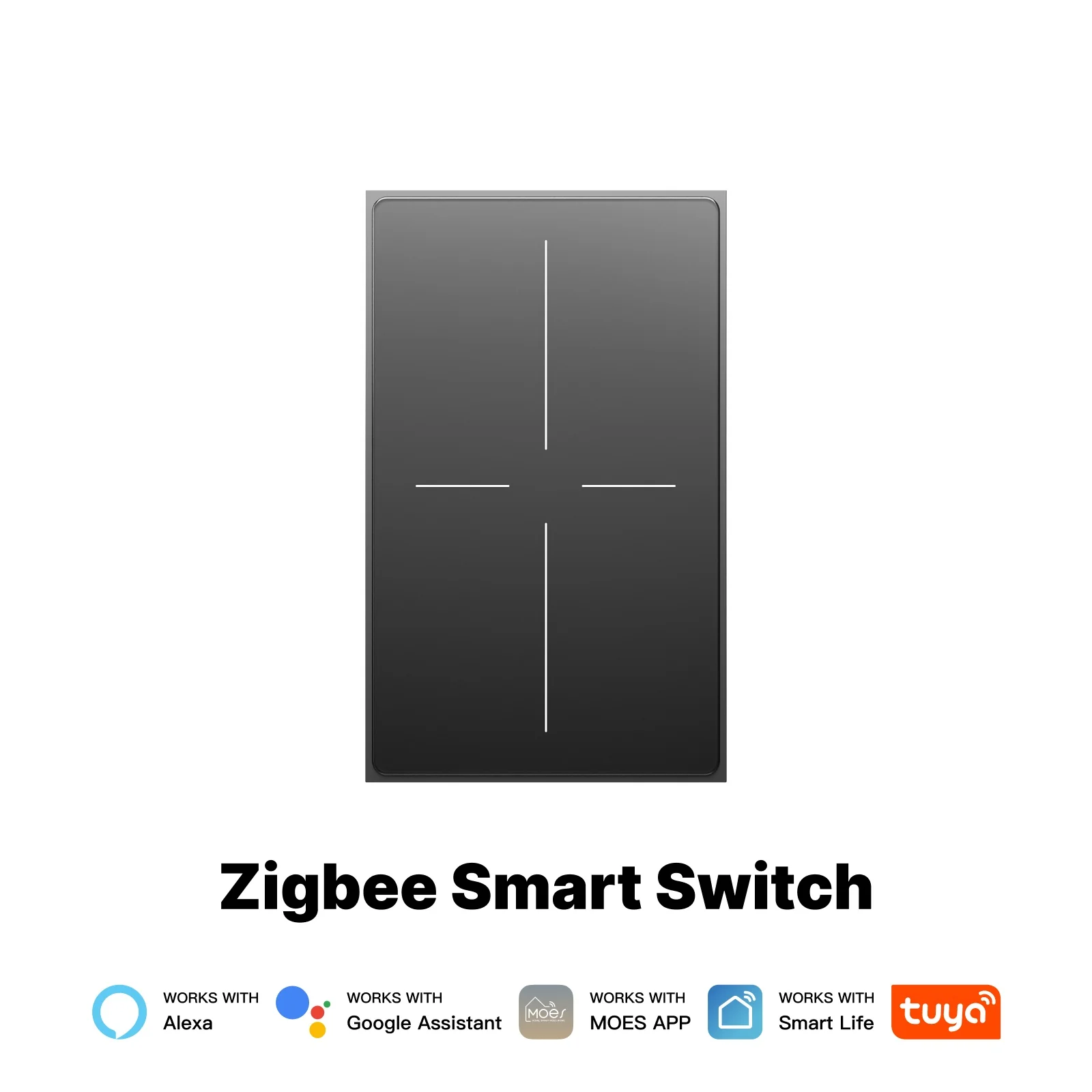 ZigBee Star Feather Series Smart Switch Push Button With Neutral Wire Light Scene 2in1 Switch US Version - Image 15