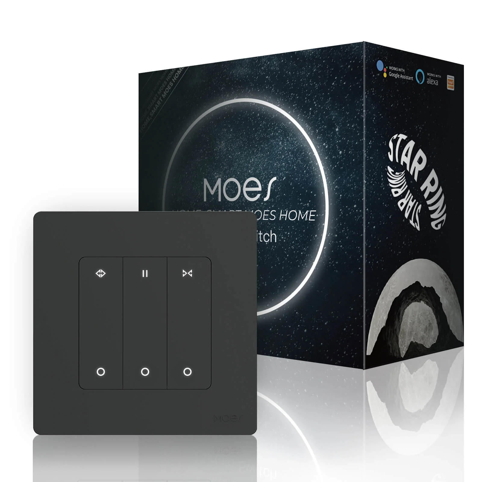 MOES ZigBee RF Smart Curtain Switch For Roller Shutter Electric Curtains Blind Motor Support Timing & Remote Control - Image 10