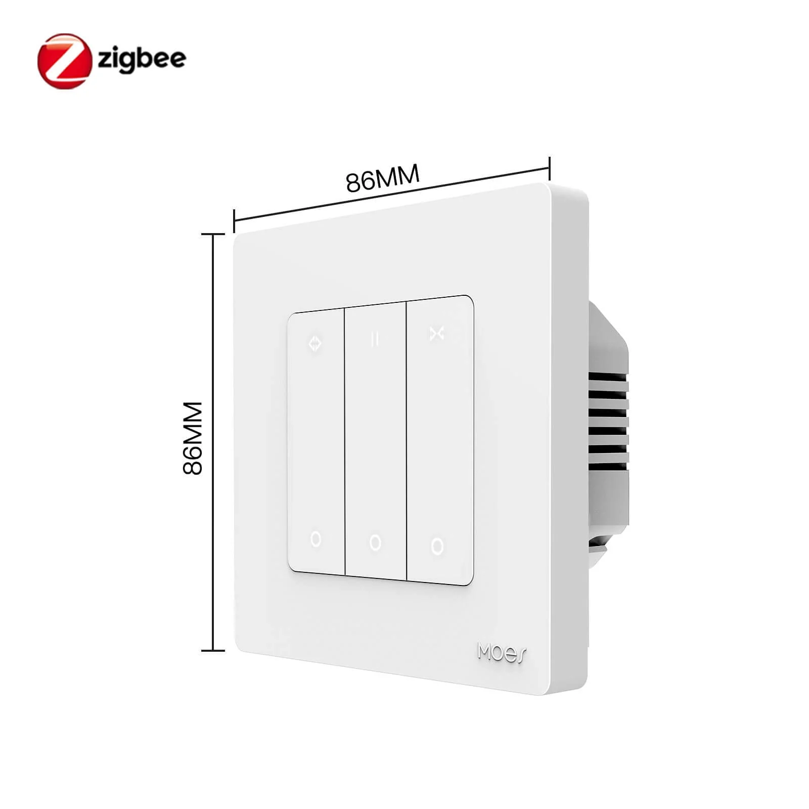 MOES ZigBee RF Smart Curtain Switch For Roller Shutter Electric Curtains Blind Motor Support Timing & Remote Control - Image 8