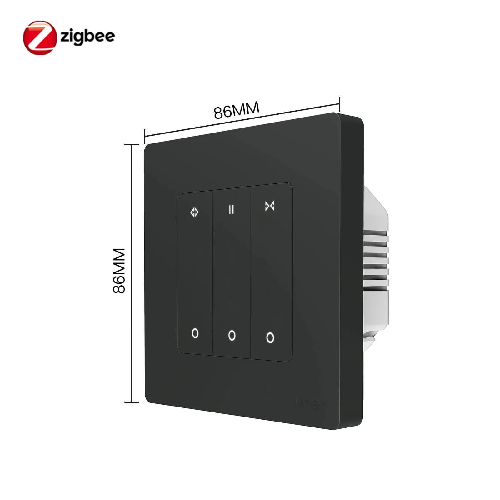 MOES ZigBee RF Smart Curtain Switch For Roller Shutter Electric Curtains Blind Motor Support Timing & Remote Control - Image 9
