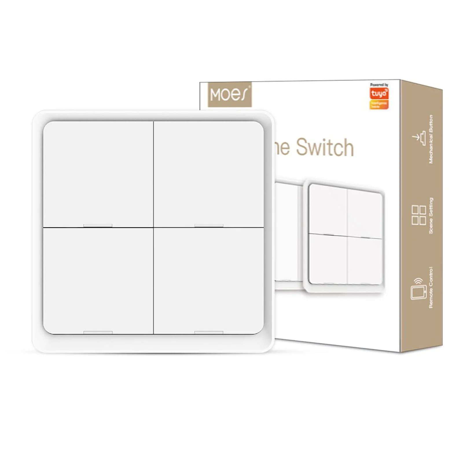 ZigBee Light Switch, Battery Powered Light Switch, Multi-Control Wireless Push Button Scene Switches - Image 17